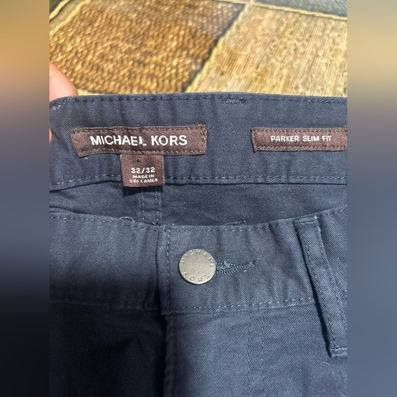 Michael Kors Men's Navy Straight Jeans - Picture 5 of 7